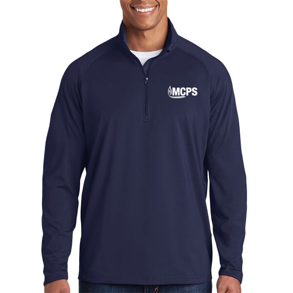 Sport Tek Montgomery County Public Schools Printed- - Sport Wick ® Stretch 1/4 Zip Pullover Thumbnail